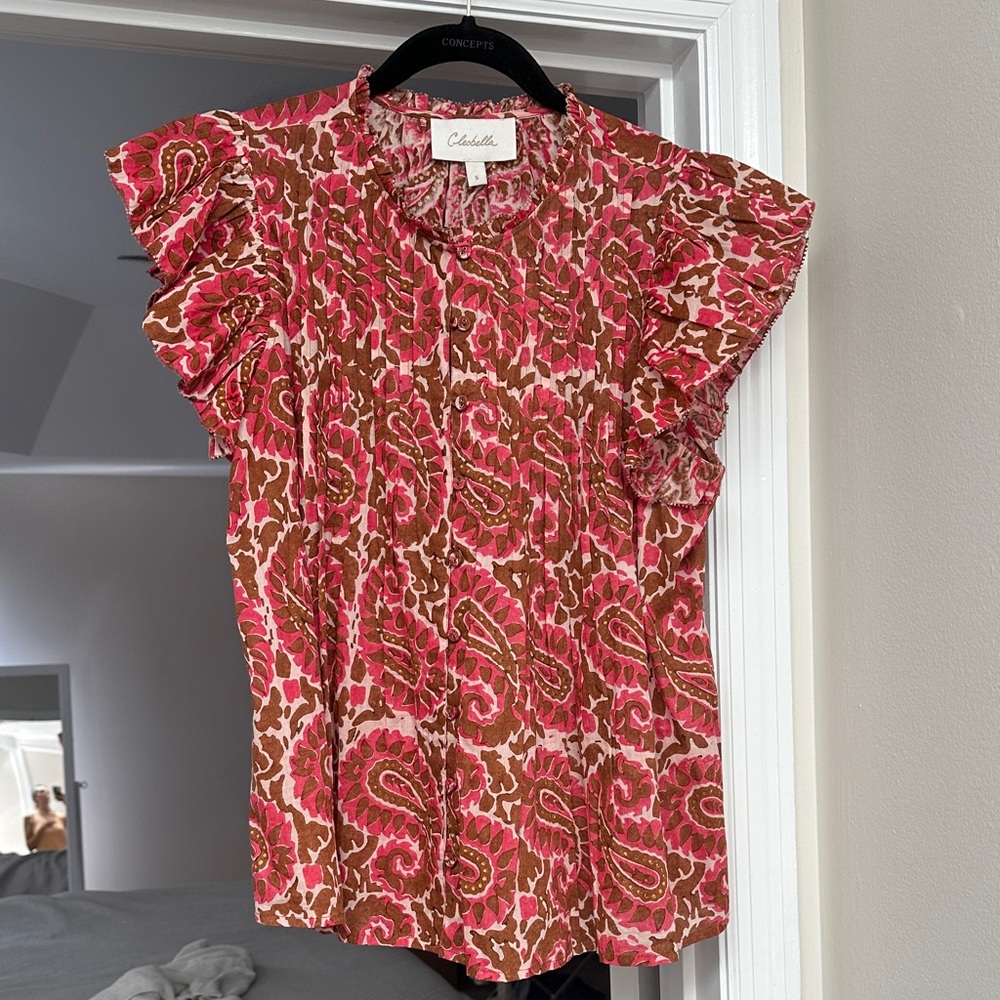 Cleobella size small lightweight blouse can fit up to size medium EUC